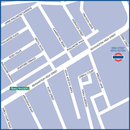 Kensington Map