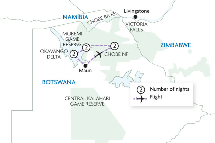 Botswana In StyleFlying Safari Touring with Trailfinders