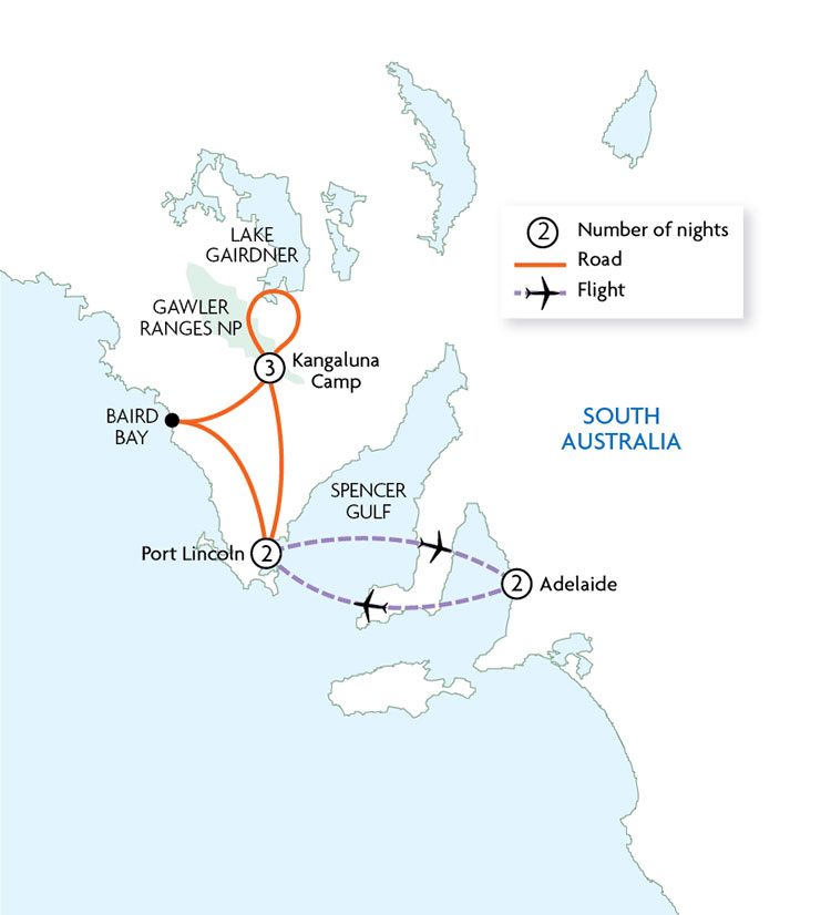 Eyre Peninsula Outback & Wildlife Discovery Touring with Trailfinders