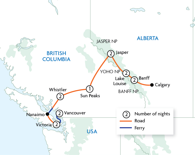 Fairmont Hotels of Western Canada Touring with Trailfinders