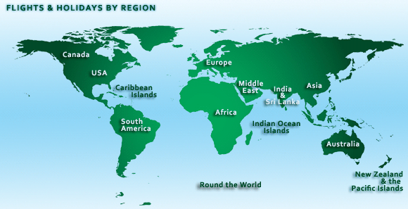 Trailfinders Worldwide Destinations