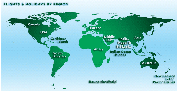 Trailfinders Worldwide Destinations