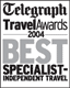 Telegraph Travel Awards 2004
