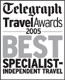 Telegraph Travel Awards 2005