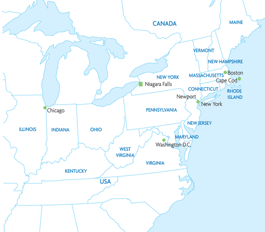 Usa Map Baltimore
